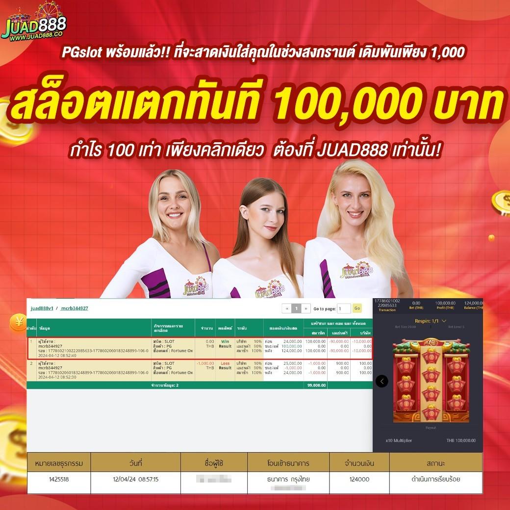 ผลบอนวันนี้ เว็บคาสิโนออนไลน์ครบวงจร ระบบฝากถอนรวดเร็ว
