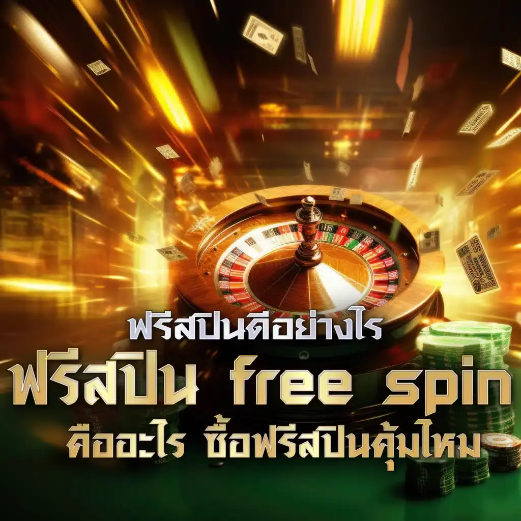 สปิ้นฟรี คาสิโนออนไลน์ สมัครรับโปรโมชั่นสุดคุ้ม 2024